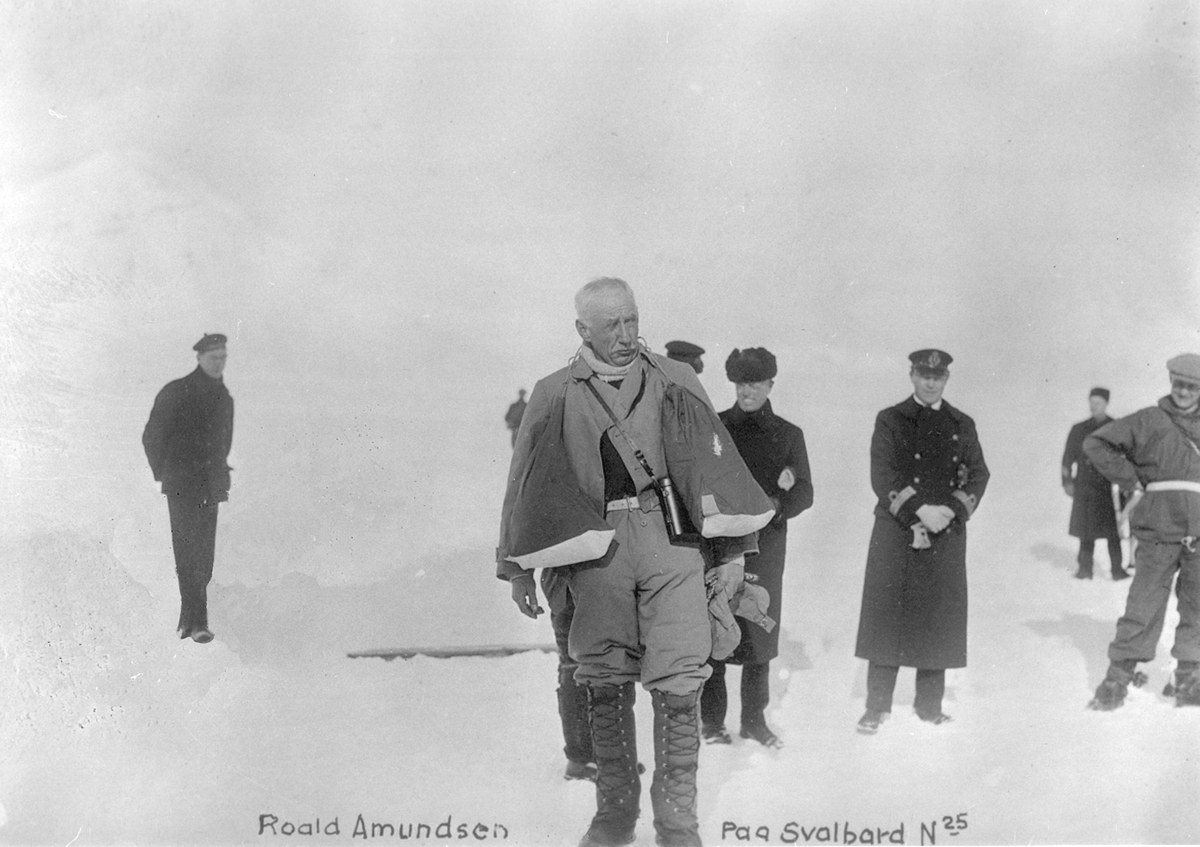 Anders Beer Wilse, Prot: Amundsen paa Svalbard før starten med N25