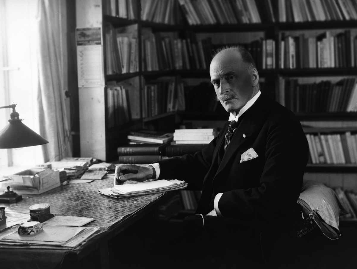Anders Beer Wilse, Prot: Hamsun i arbeidsværelse