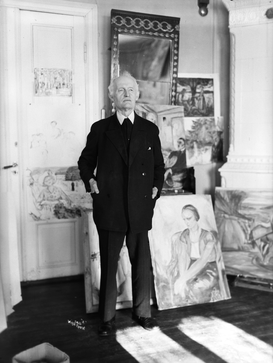 Anders Beer Wilse, Prot: Munch Edvard i atelieet 7/3