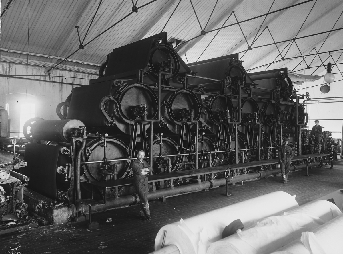 Anders Beer Wilse, Prot: Hamang Papirfabrik Papirmaschin
