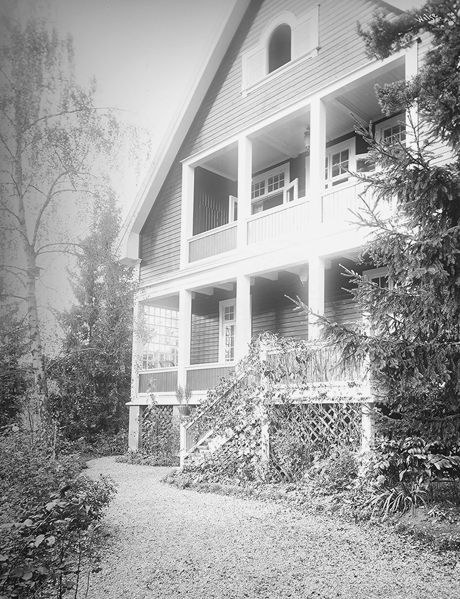 Anders Beer Wilse, Prot: Fahlstrøms Villa Frontfacade