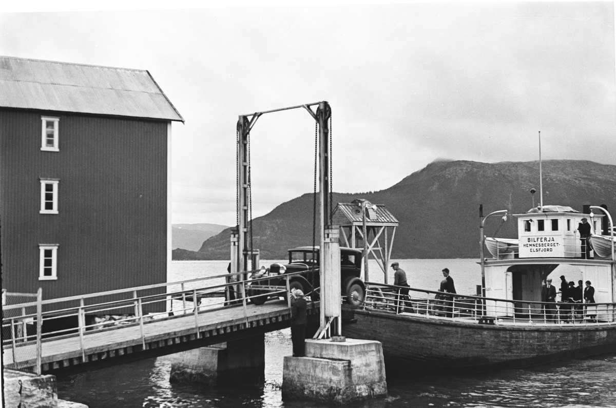 Anders Beer Wilse, Prot: Hemnesberjet Elsfjordfærgen