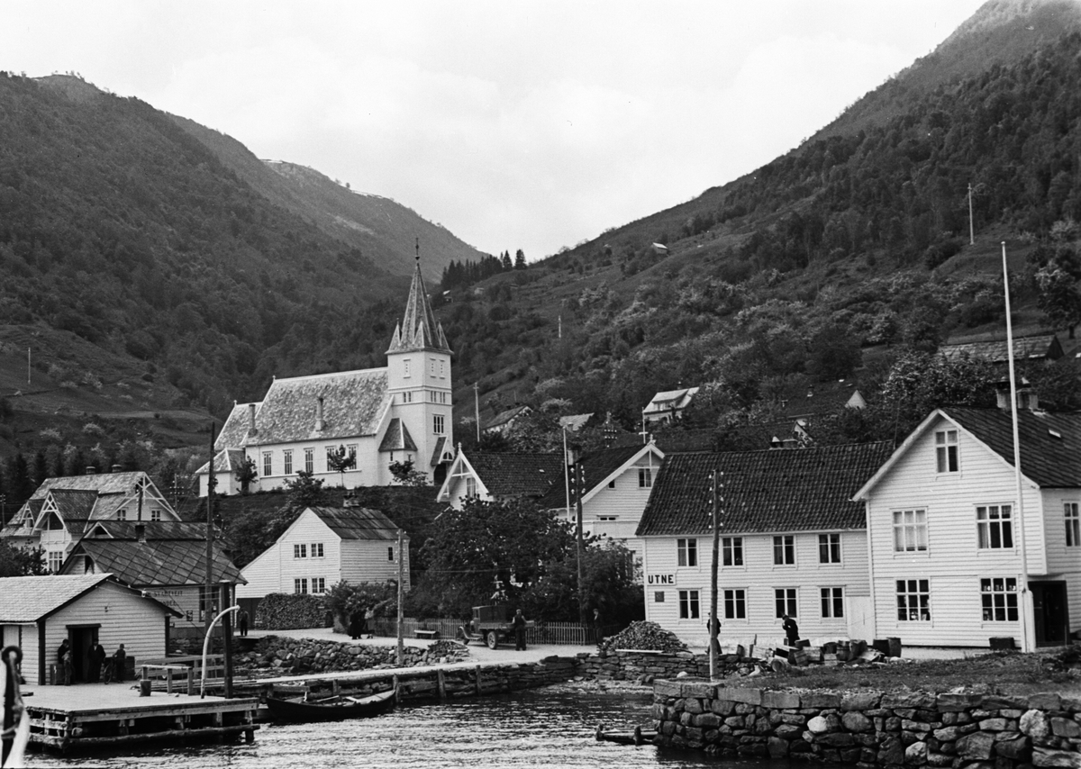 Anders Beer Wilse, Prot: Utne fra fjorden