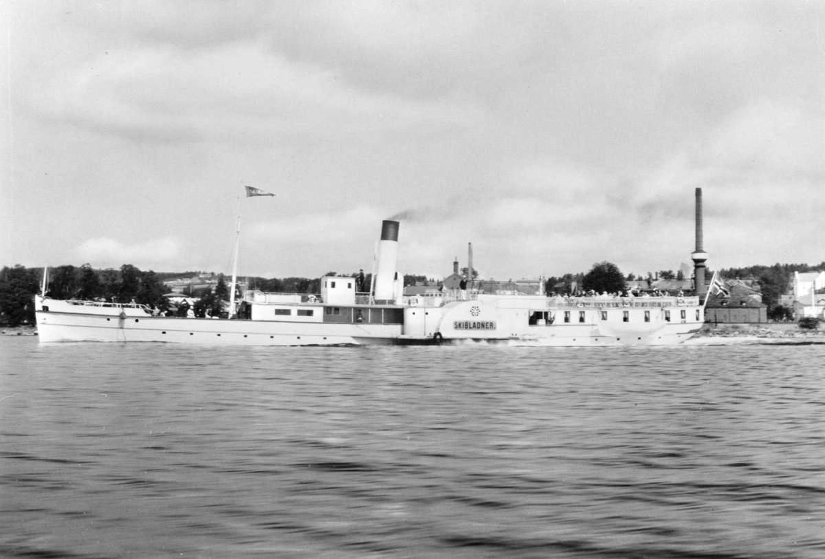 Anno Domkirkeodden, D. S. SKIBLADNER PÅ MJØSA, MELKEFABRIKKEN I BAKGRUNNEN
