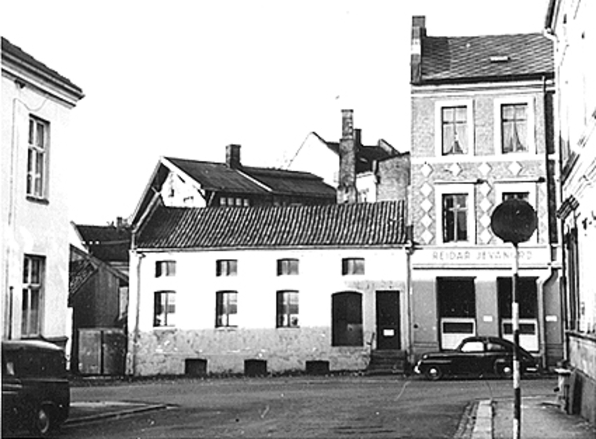 Anno Domkirkeodden, EKSTERIØR GRØNNEGATA 12 SETT FRA WEDELSGATE