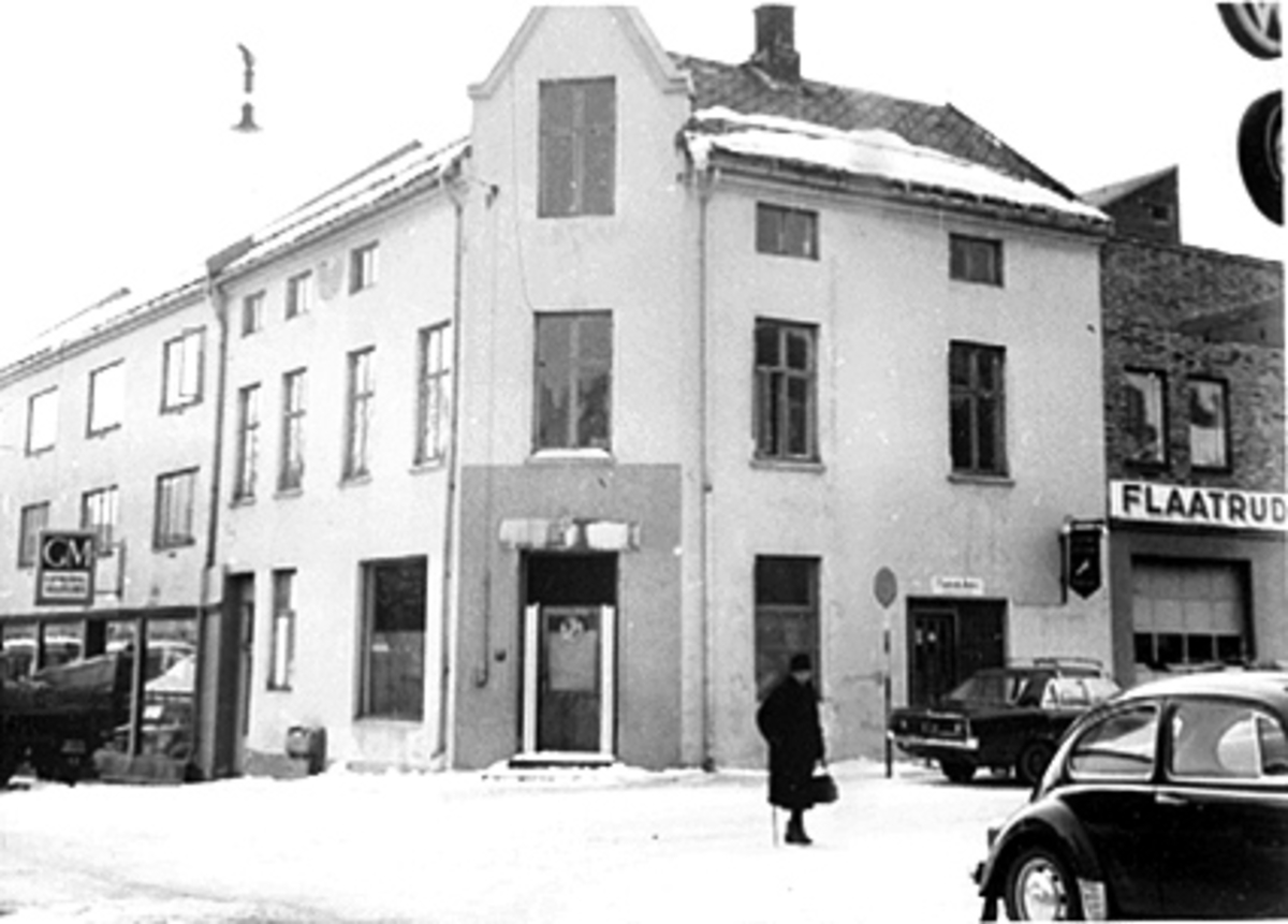 Anno Domkirkeodden, EKSTERIØR ØSTREGATE 21, ØSTREGATE/HÅKONSGATE, VINTER