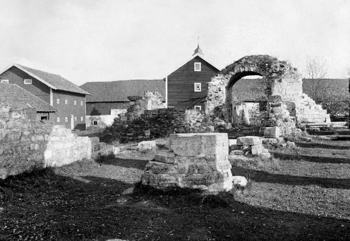 Anno Domkirkeodden, FRA DOMKIRKERUINEN MED LÅVEN, STABBUR OG BYGNINGER, HEDMARKSMUSEET OG DOMKIRKEODDEN