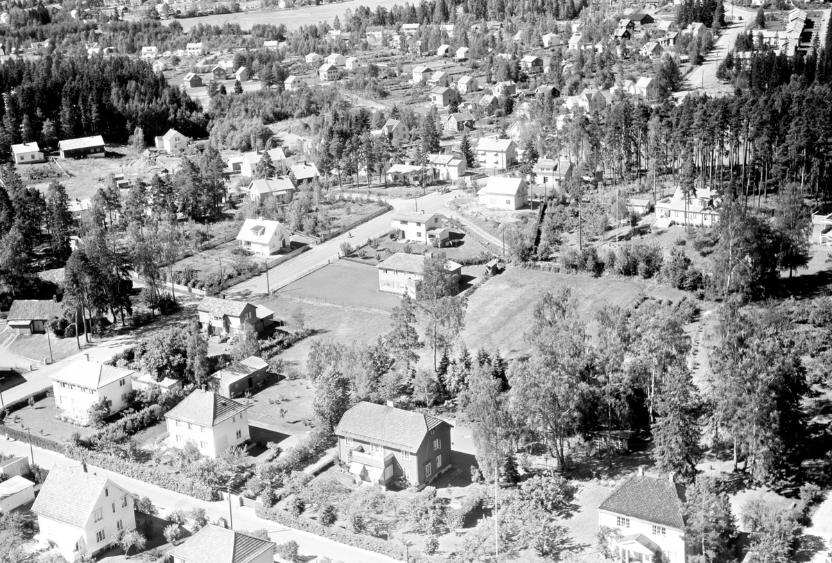 Widerøes Flyveselskap A/S, FLYFOTO HØIENSALGATA/HULDA GARBORGSVEG, GREVELØKKA, BONDESVEA MOT AJER