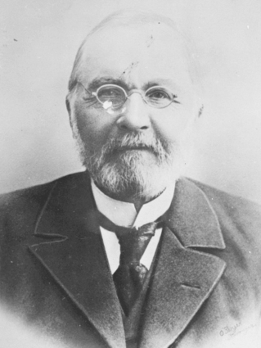 Anno Domkirkeodden, PORTRETT, BOKHANDLER, BOKBINDER ANDERS MAGNUSSEN