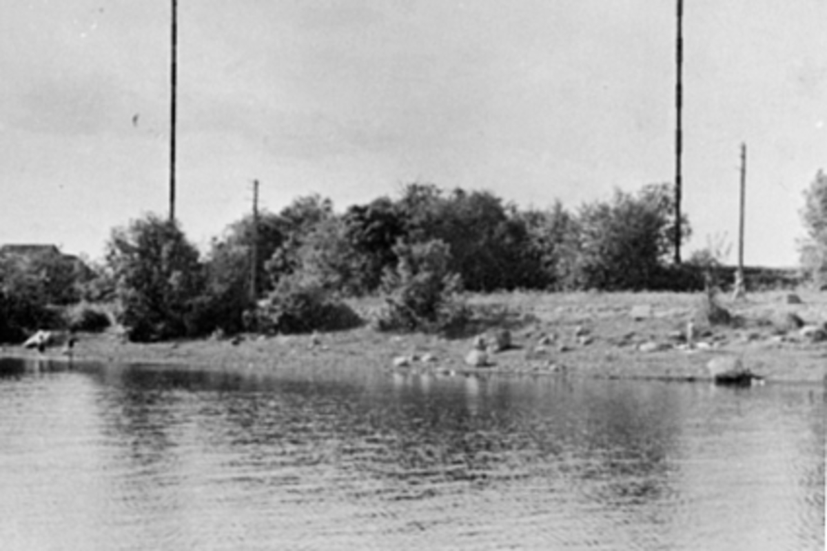 Anno Domkirkeodden, OVERSIKT, TOMTA HVOR DR. RIISE SATTE OPP FUNKISBOLIGENDr. Riise fikk kjøpt tomta av oberst Solbraa. 14 mai 1933 komarkitekt Sverre Aasland for å se på tomta. 1 juni 1933 fikk Dr. Riise telegram fra Solbraa om at de kunne kjøpe hans tomt"Nordstrand"