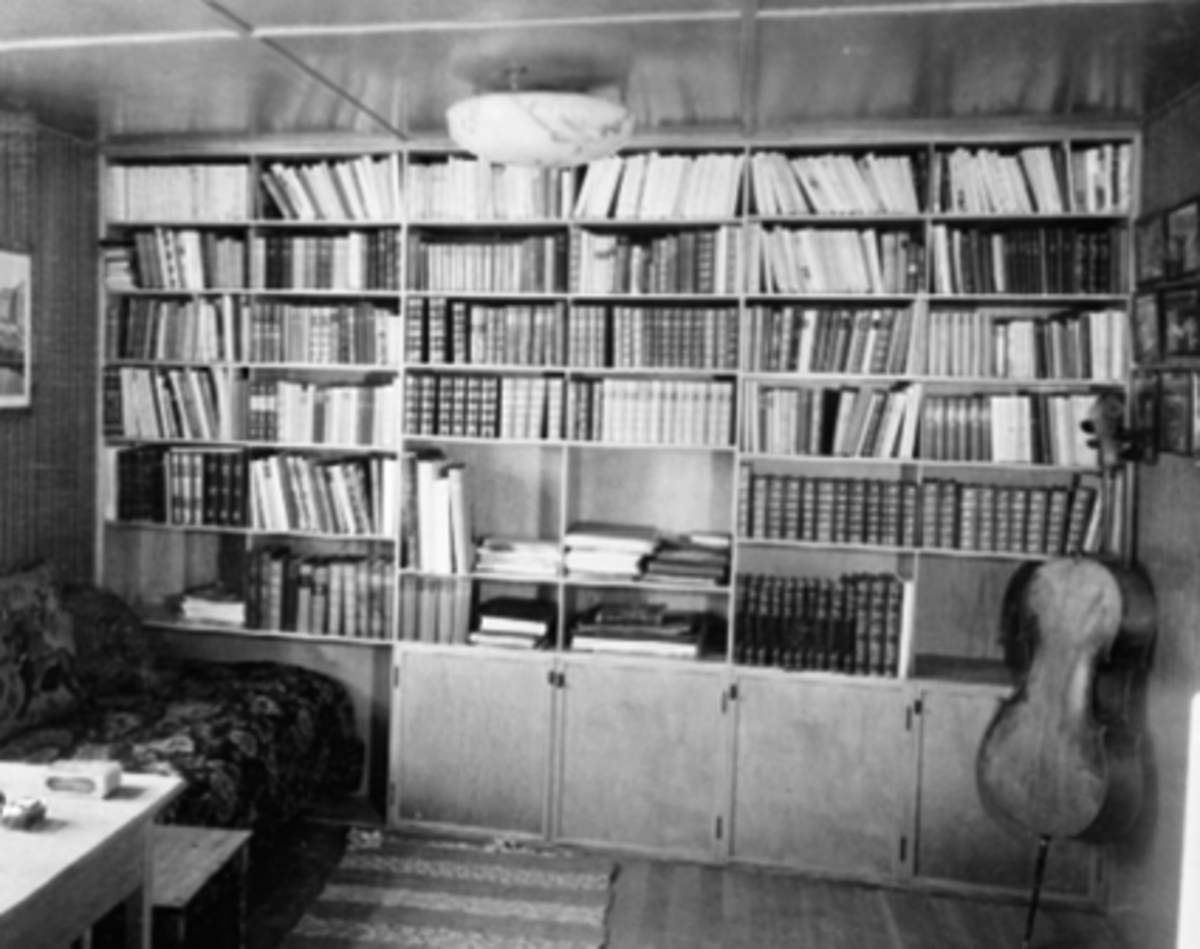 Anno Domkirkeodden, INTERIØR, BIBLIOTEKET, "BORG", STORHAMARGT. 126