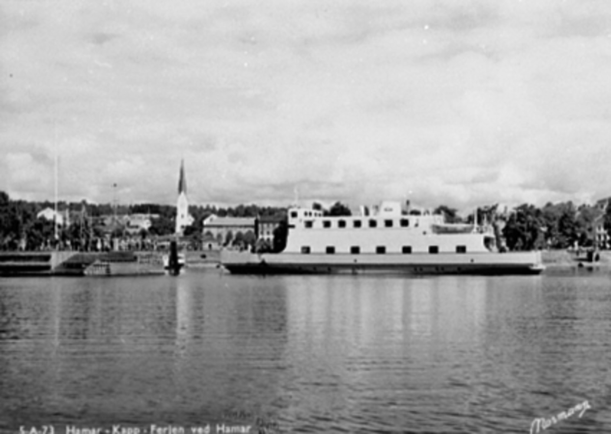 Anno Domkirkeodden, MJØSBÅTEN, HAMAR-KAPP FERGEN, FERJE, HAMAR BRYGGE,
