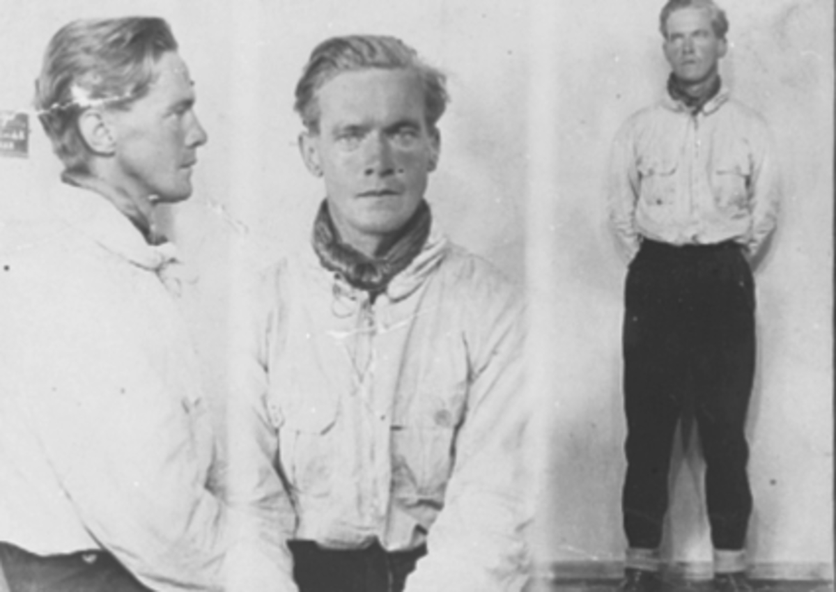 Anno Domkirkeodden, PORTRETT: ARNE SÅTVEDT, DØDSDOM, SKUTT, 3-DELT FANGEBILDE
