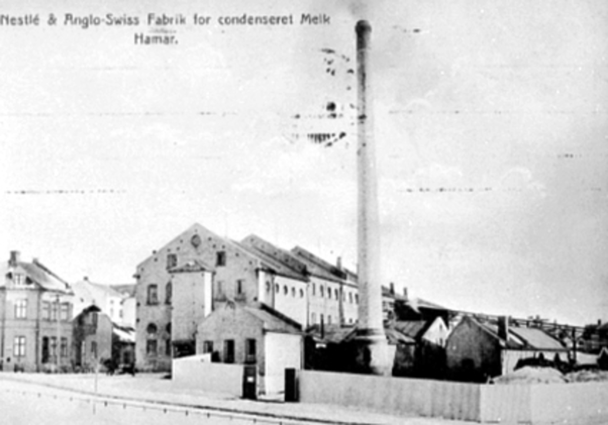 Anno Domkirkeodden, EKSTERIØR NESTLE & ANGLO SWISS FABRIKK, MELKEFABRIKKEN, STORHAMARGATA 52