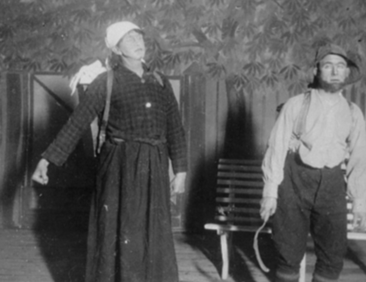 Anno Domkirkeodden, REVY, HARALD BAKKE, ASBJØRN NYBAKKEN, 2 SKUESPILLERE