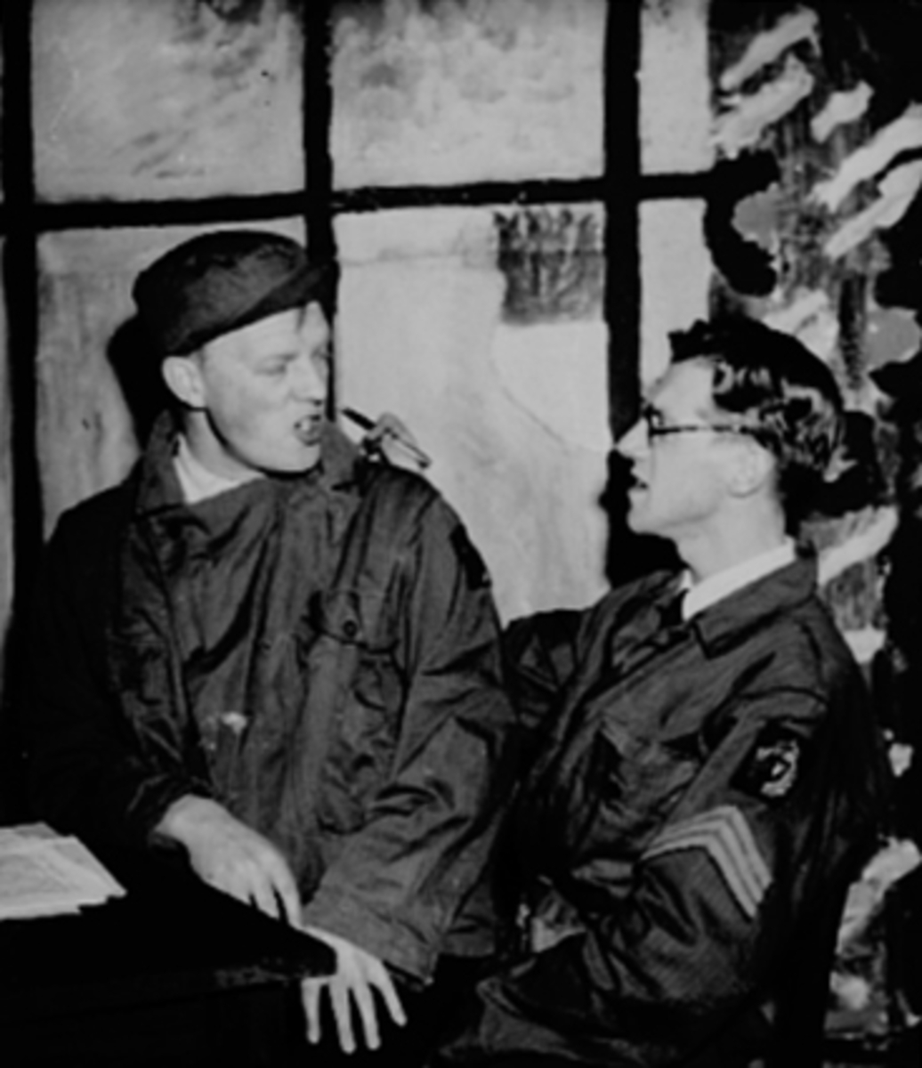 Anno Domkirkeodden, GRUPPE 2 SKUESPILLERE, HAAKON HALVORSEN, THOR HELLAND, SKETSJ, TEATER I FESTIVITETEN