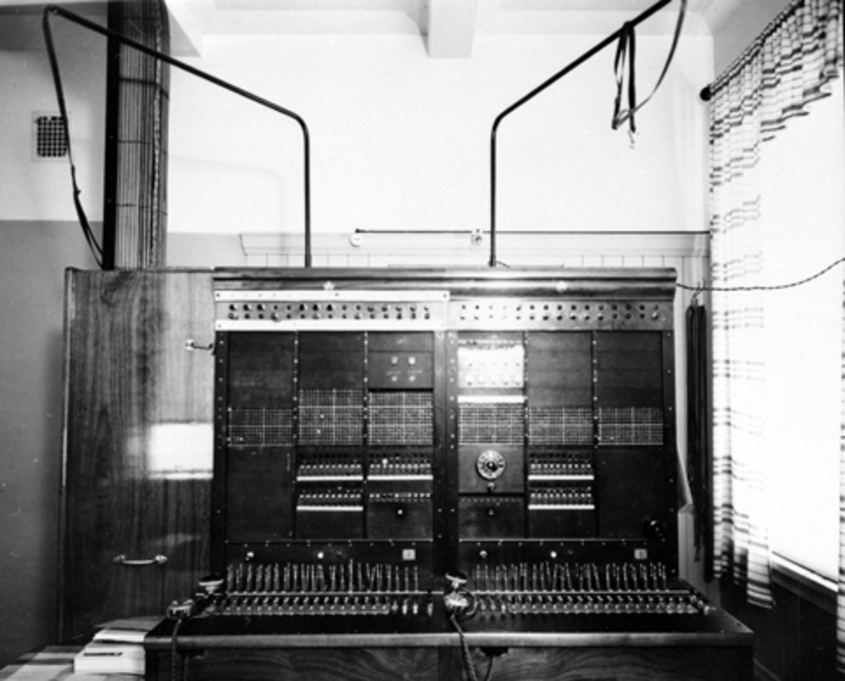 Anno Domkirkeodden, HAMAR TELEFONFORENING. TELEFONSENTRAL. SENTRALBORD.