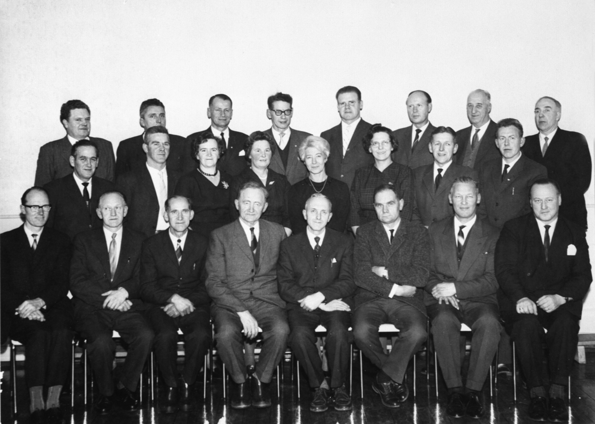 Anno Domkirkeodden, Furnes kommunstyre 1960-1963. Første rad fra venstre er Rolf Aalerud, Olav Gran, Torbjørn Simenstad, Karsten Fullu, Peder Esbjørnsen, Jens Berg, Morten Grini, Carl Weisser-Svendsen. Andre rad fra venstre er Otto Solhøy, Kåre Helgesen, Aase Lillehaug, Martha Wikstrøm, Else Willas Jensen, Gunvor Haug…