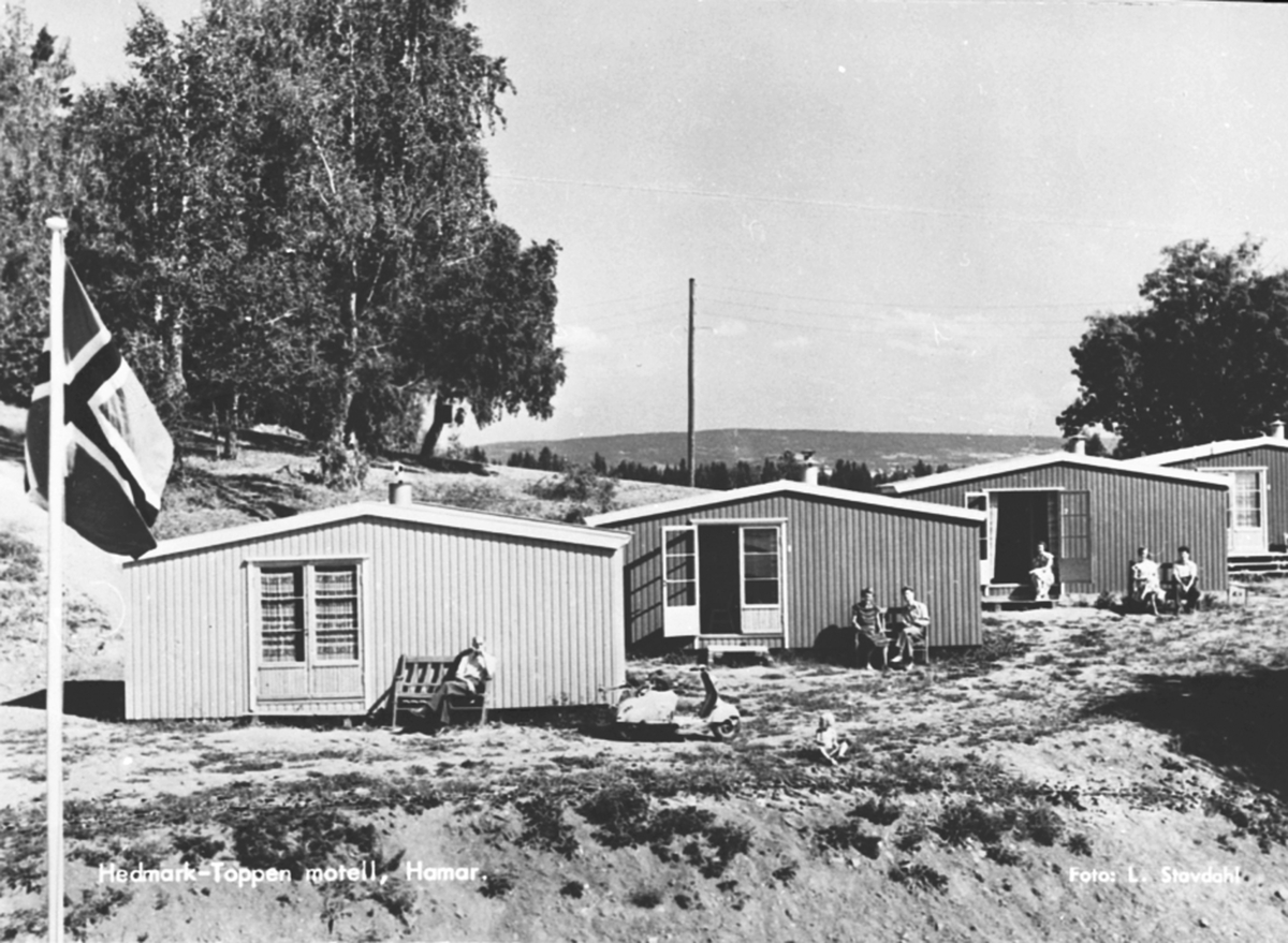 Anno Domkirkeodden, Campinghytter, Alhaug, Hedmarktoppen motell. Furnes.