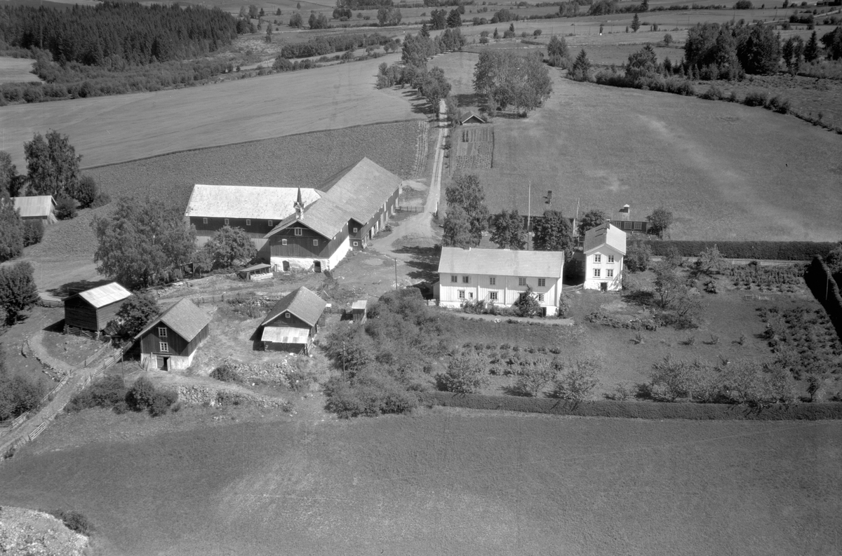 Anno Domkirkeodden, Flyfoto av Rud gard, Furnes, Ringsaker.