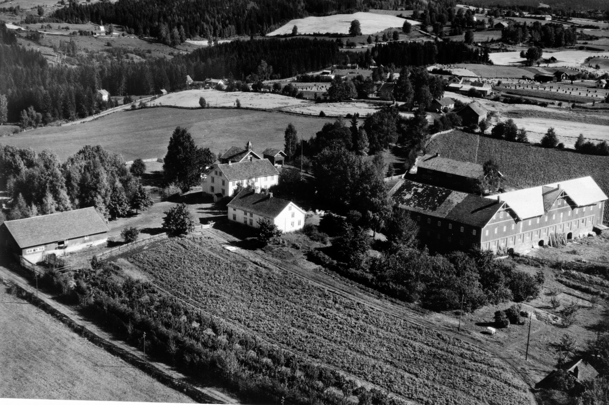 Anno Domkirkeodden, Flyfoto av Saugstad østre, Ringsaker.