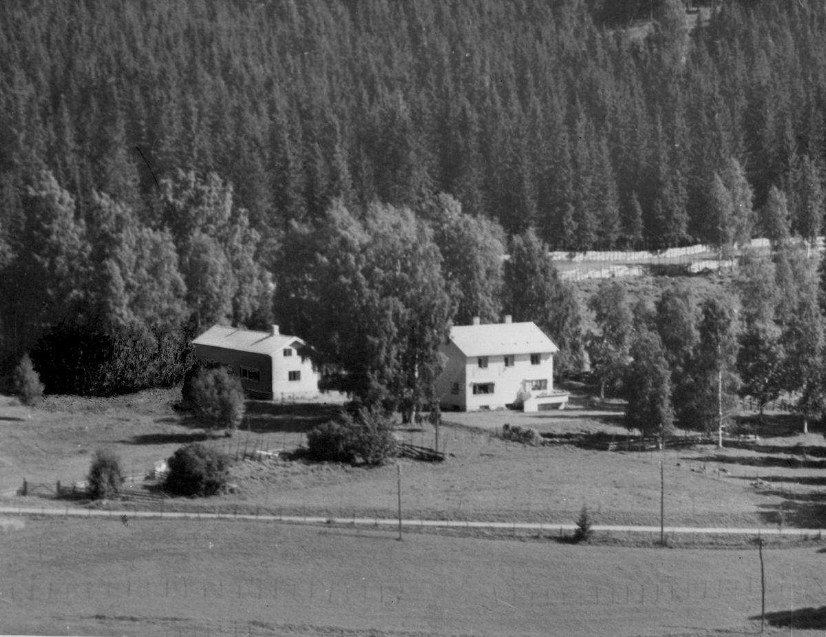 Anno Domkirkeodden, Flyfoto av Hinnkleiv, Lillehammer.