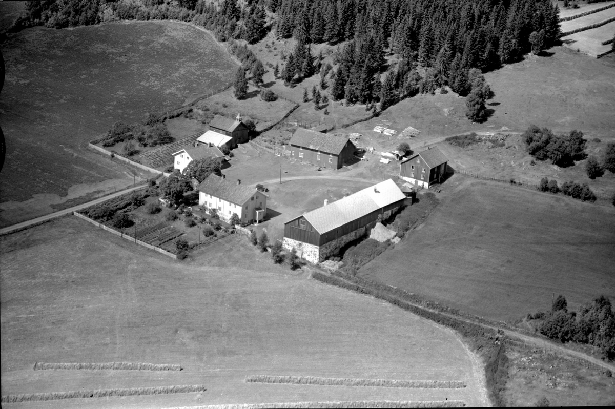 Anno Domkirkeodden, Flyfoto av Kinne øvre, Brøttum, Ringsaker.