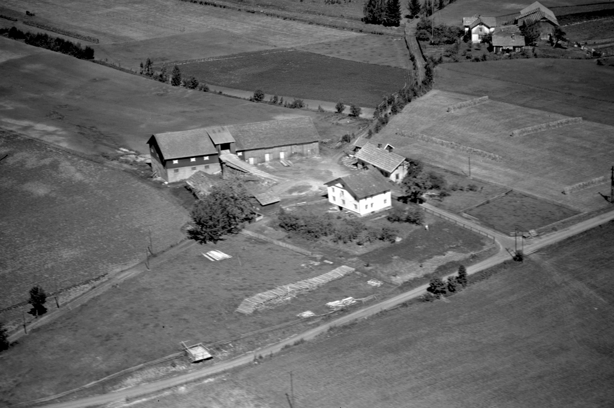 Anno Domkirkeodden, Flyfoto av Helseth gard, Gaupen, Ringsaker.