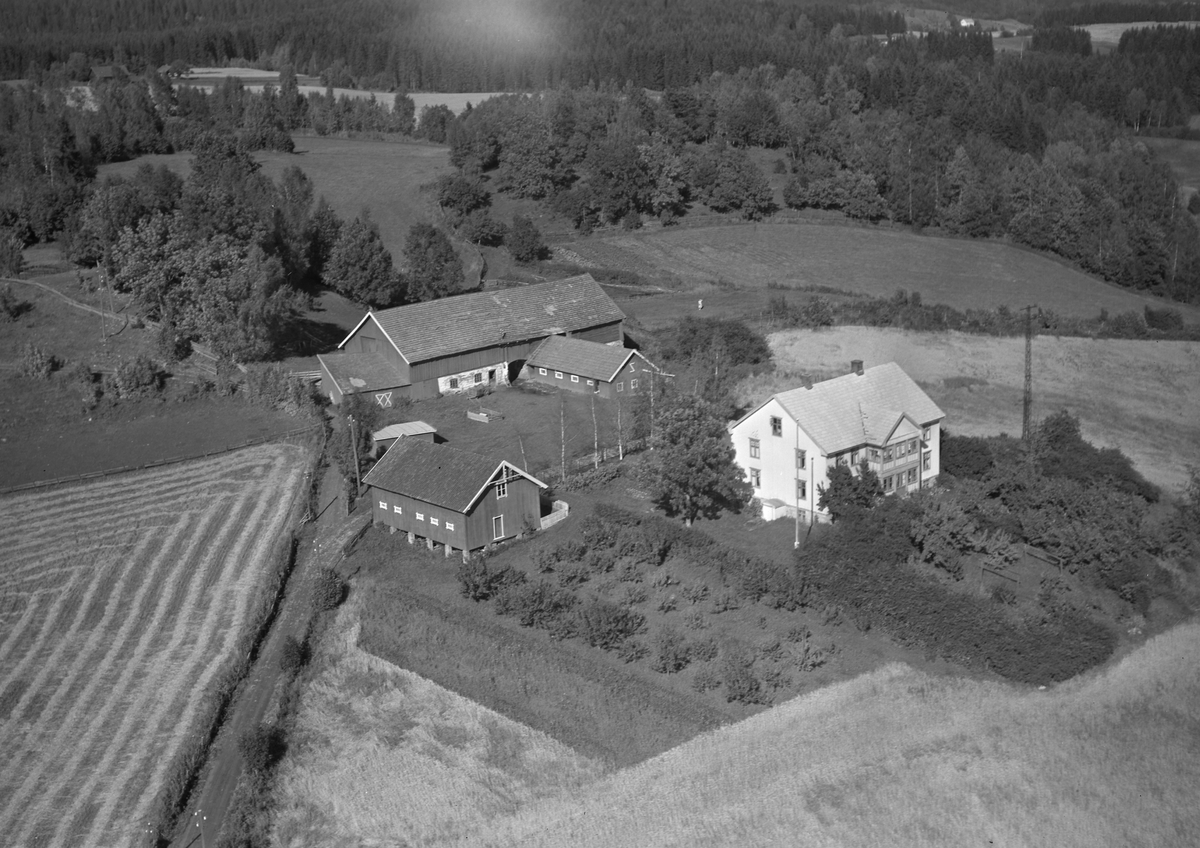 Anno Domkirkeodden, Flyfoto av Skjerven, Stavsjø, Hedmark.