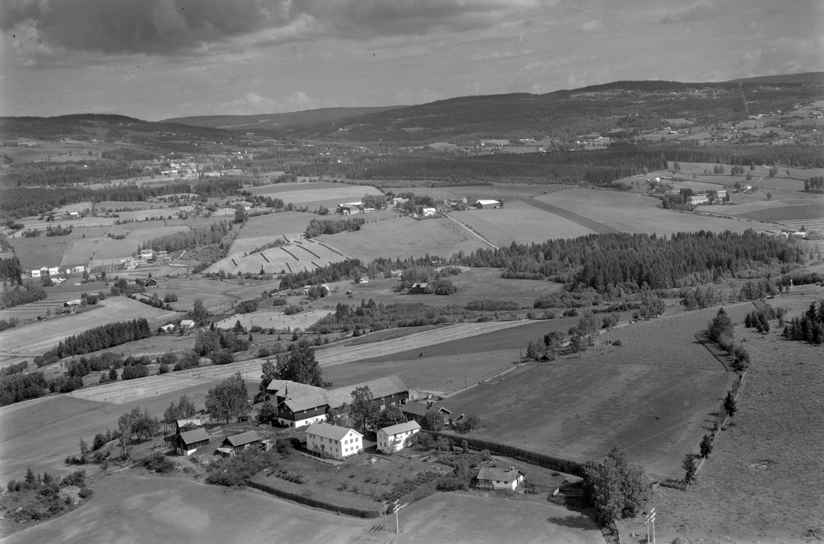 Anno Domkirkeodden, Flyfoto av Rud gard, Furnes, Ringsaker.