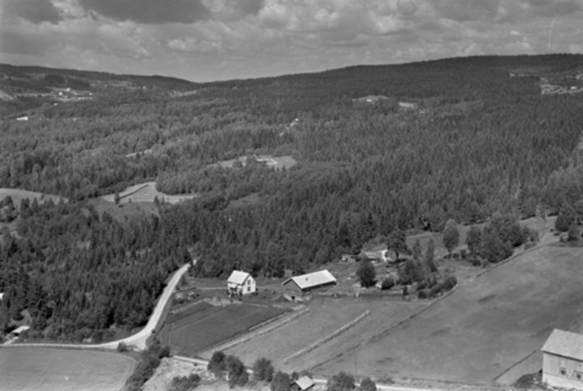 Anno Domkirkeodden, Flyfoto av Solbakken, Furnes, Ringsaker.