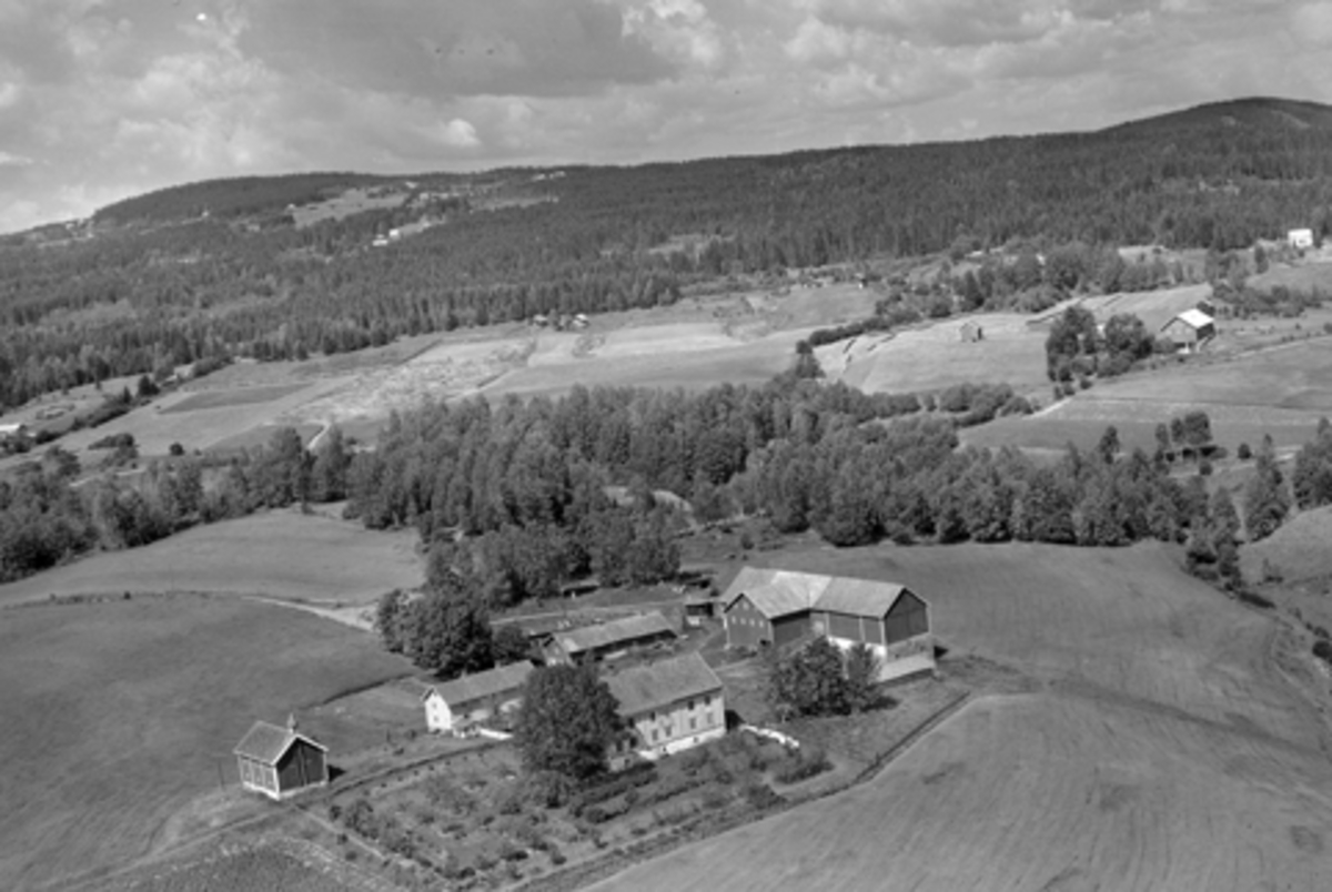 Anno Domkirkeodden, Flyfoto av Lund nordre, Furnes, Ringsaker.