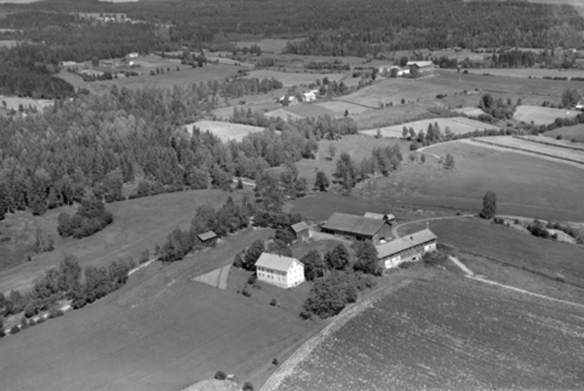 Anno Domkirkeodden, Flyfoto av Maurud gard, Furnes, Ringsaker.
