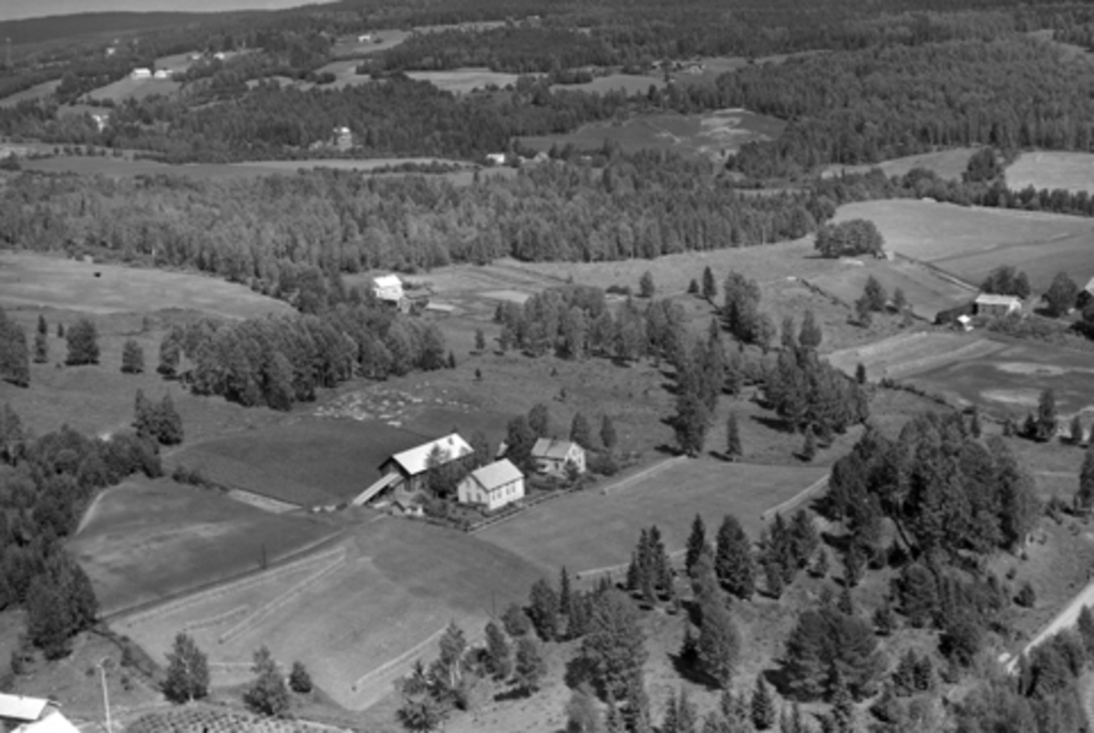Anno Domkirkeodden, Flyfoto av Østeng, Furnes, Ringsaker.