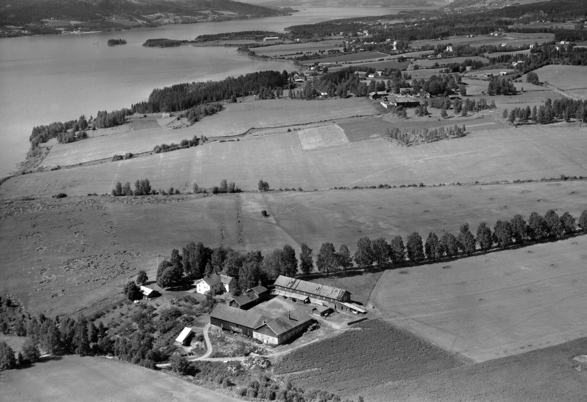 Widerøes Flyveselskap A/S, Flyfoto av Krokvik gard, Ringsaker.