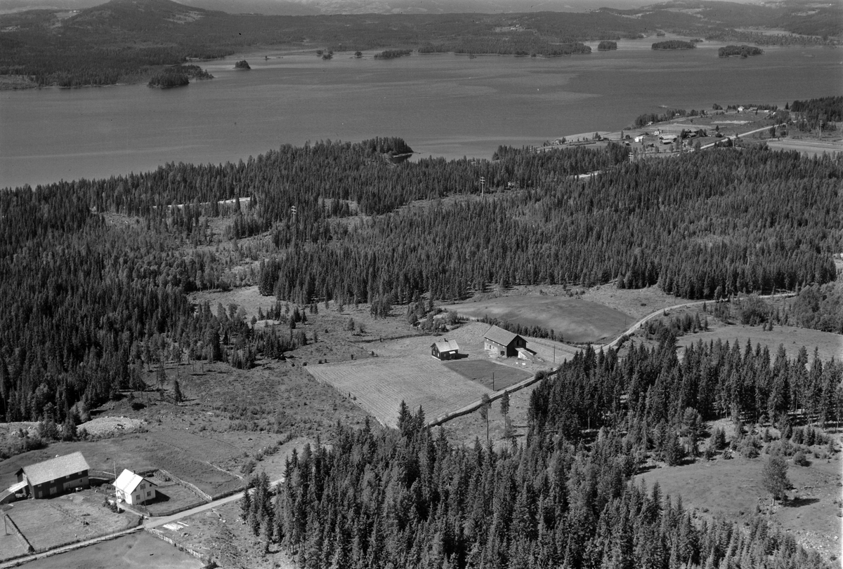 Widerøes Flyveselskap A/S, Flyfoto av Steinsli, Åsmarka, Ringsaker.