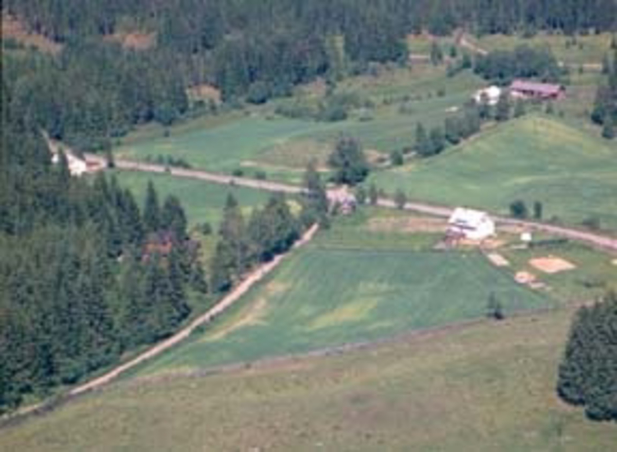 Widerøes Flyveselskap A/S, Flyfoto av Nystua, Furnes, Ringsaker.
