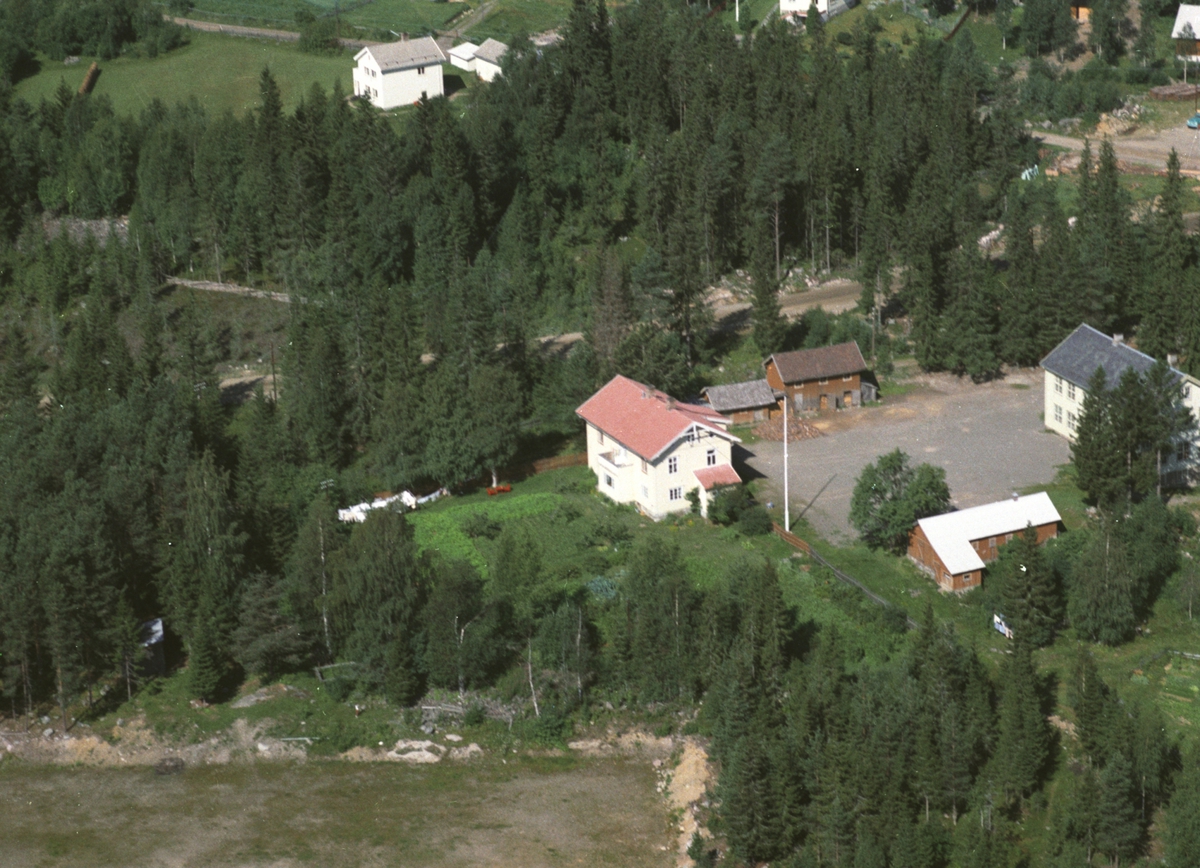 Anno Domkirkeodden, Flyfoto av Fagernes skole, Næroset, Ringsaker.