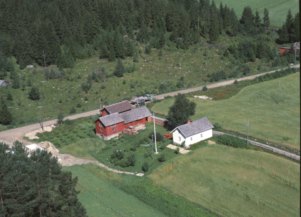 Anno Domkirkeodden, Flyfoto av Dokken? (Fløtlivegen), Ring, Ringsaker.