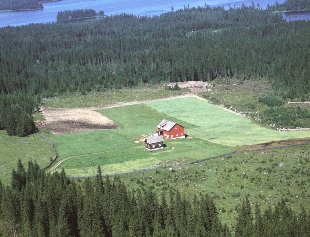 Widerøes Flyveselskap A/S, Flyfoto av Skogheim, Næroset, Ringsaker.