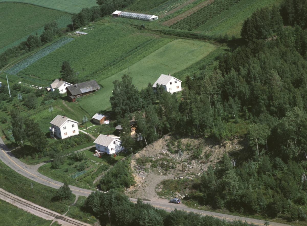 Widerøes Flyveselskap A/S, Flyfoto, Bergsodden, Ring, Ringsaker.