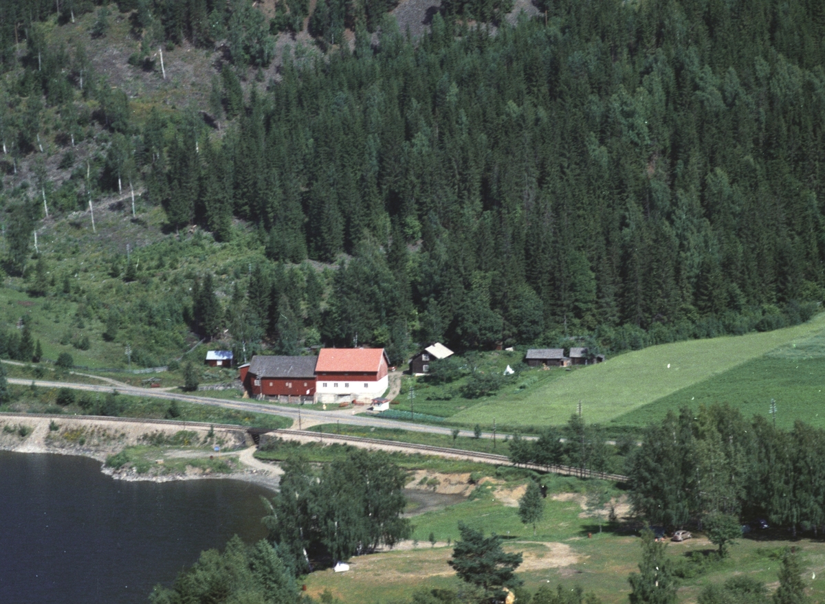 Widerøes Flyveselskap A/S, Flyfoto, Samuelstuen camping, Ring, Ringsaker.