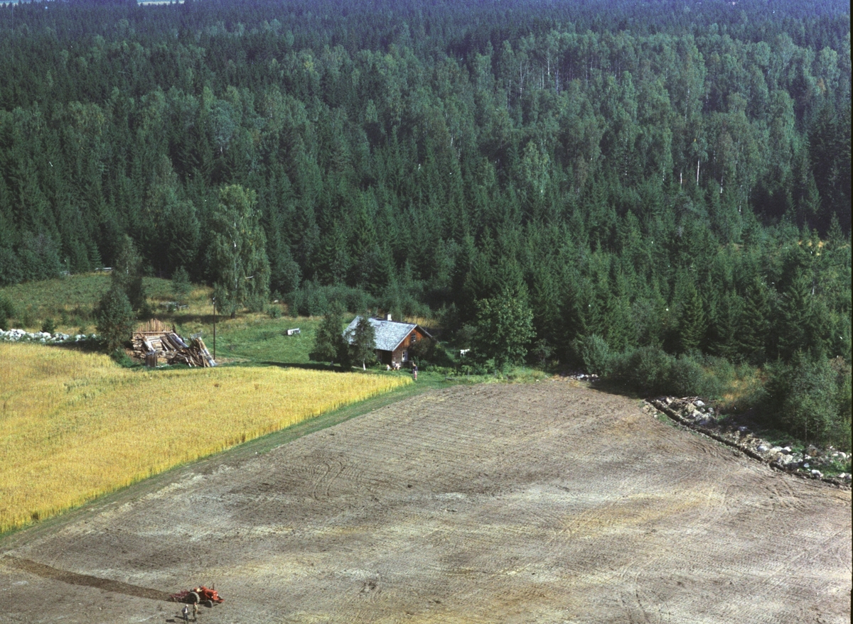 Widerøes Flyveselskap A/S, Flyfoto, ukjent sted, Gaupen ?, Ringsaker.