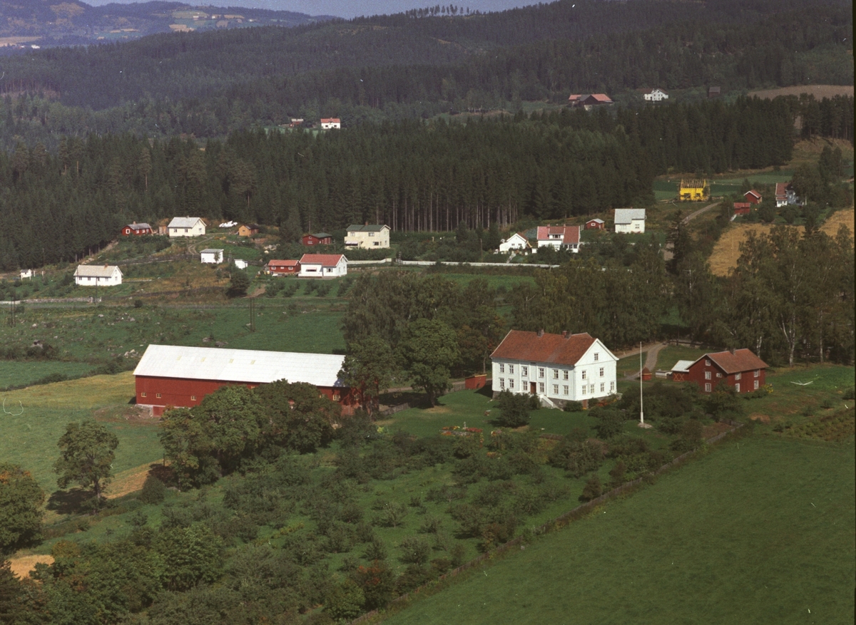Widerøes Flyveselskap A/S, Flyfoto, Ringsaker prestegard, Ringsaker.