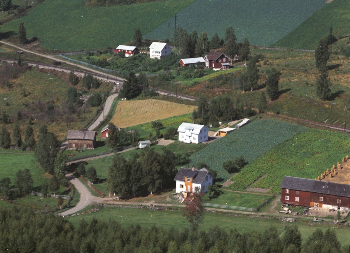 Widerøes Flyveselskap A/S, Flyfoto, Bekkevoll, Kjosdalen, Ringsaker.
