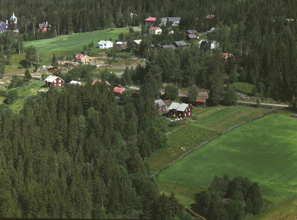 Widerøes Flyveselskap A/S, Flyfoto, Syljuberget nedre, Mesnalia, Ringsaker.