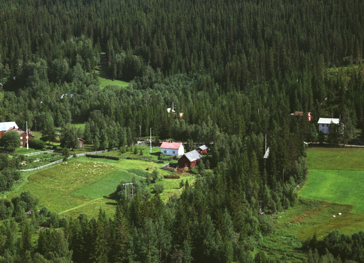 Widerøes Flyveselskap A/S, Flyfoto, Sørjordet, Mesnalia, Ringsaker.