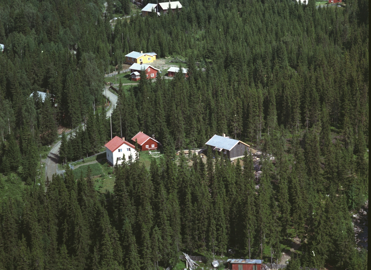 Widerøes Flyveselskap A/S, Flyfoto, Evenstad, Mesnalia, Ringsaker.
