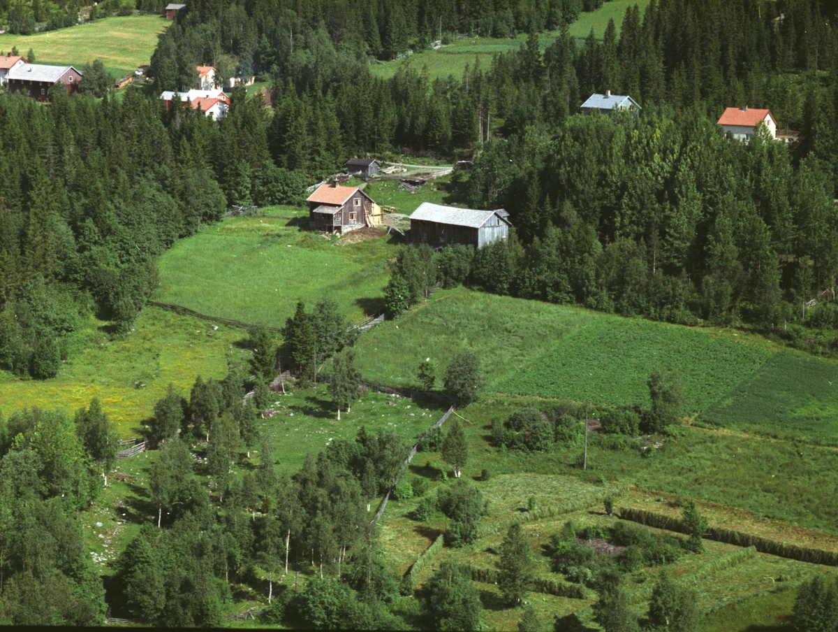 Widerøes Flyveselskap A/S, Flyfoto, Nyborg, Mesnalia, Ringsaker.