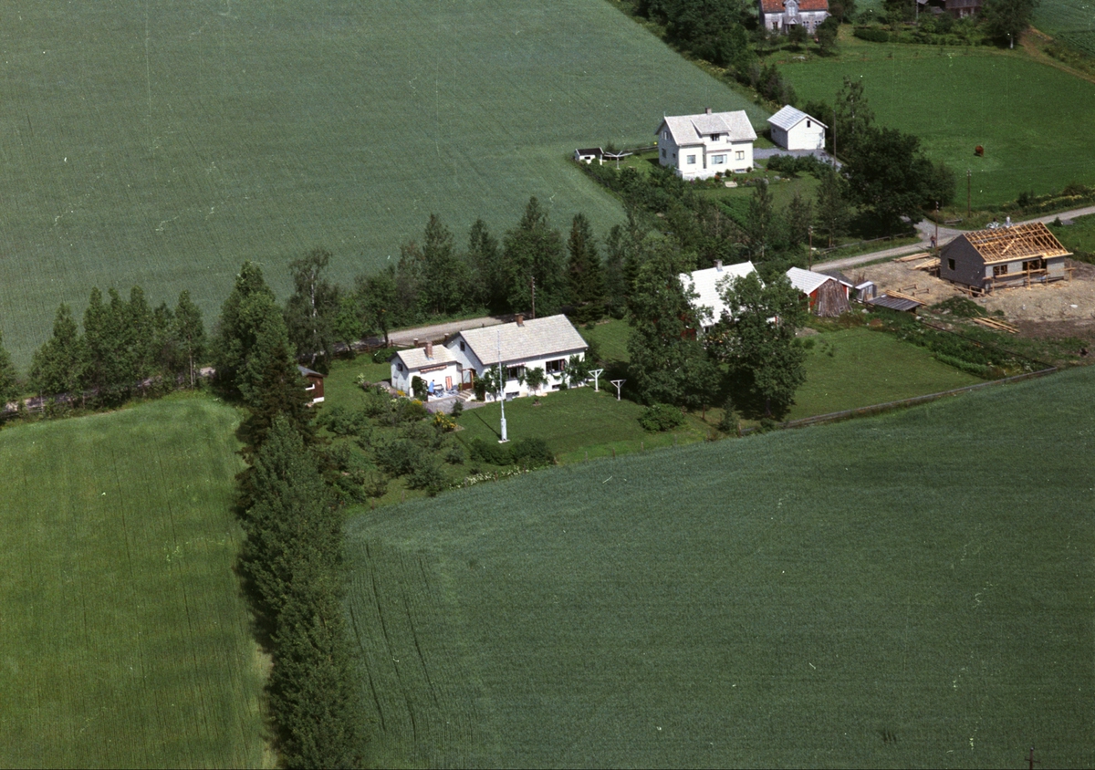 Widerøes Flyveselskap A/S, Flyfoto, Lillebo, Nes, Hedmark.